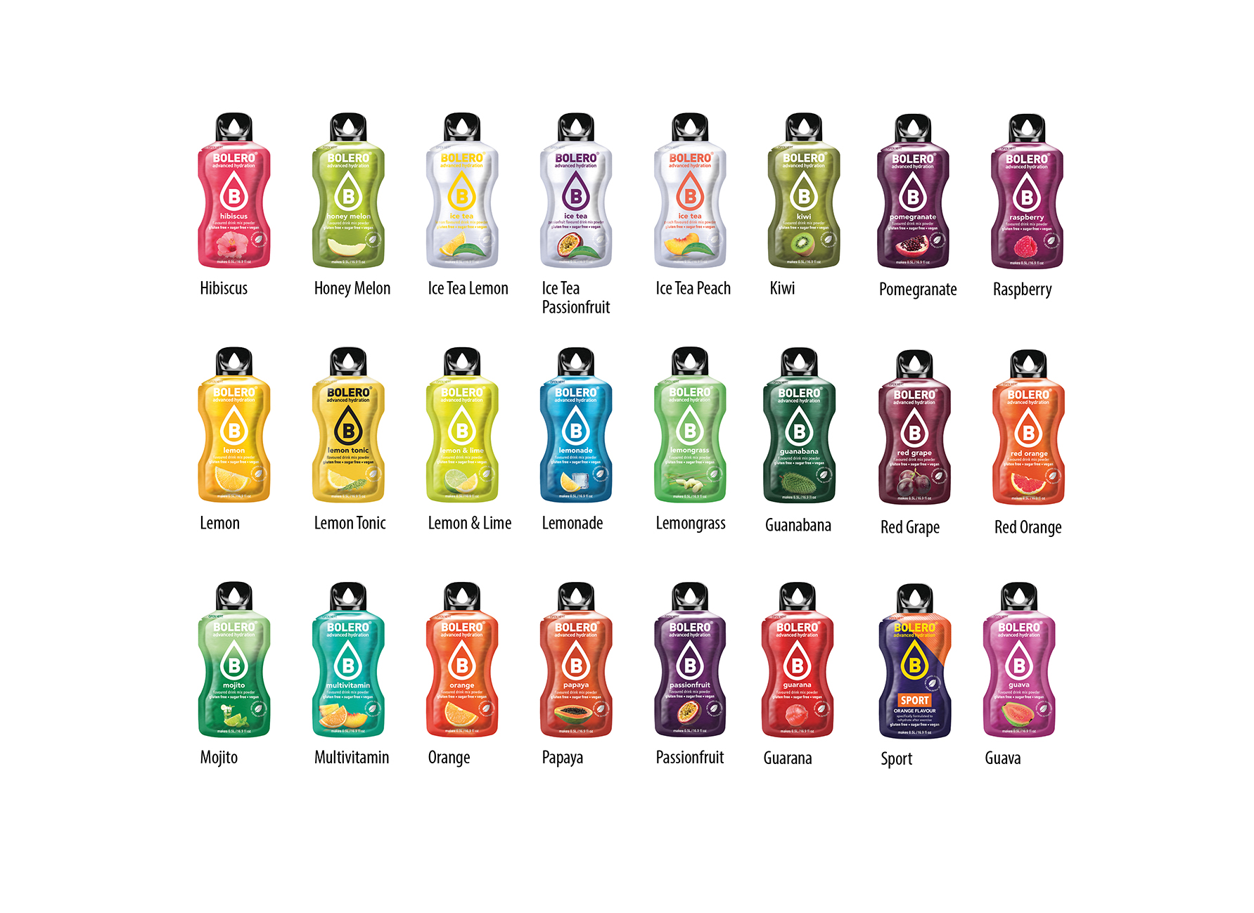 BOLERO Drinks Werbekarte