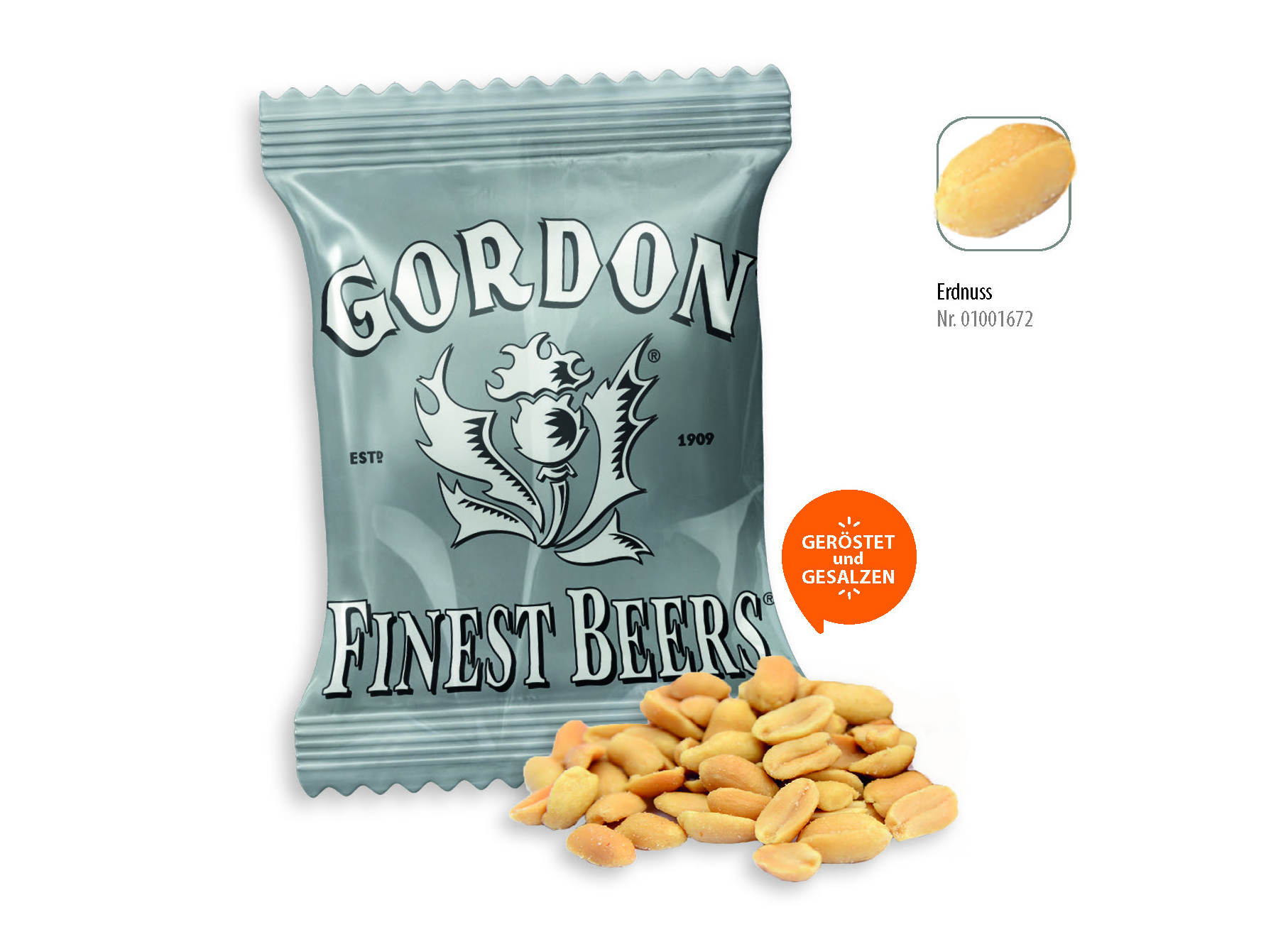 Erdnüsse Werbetüte