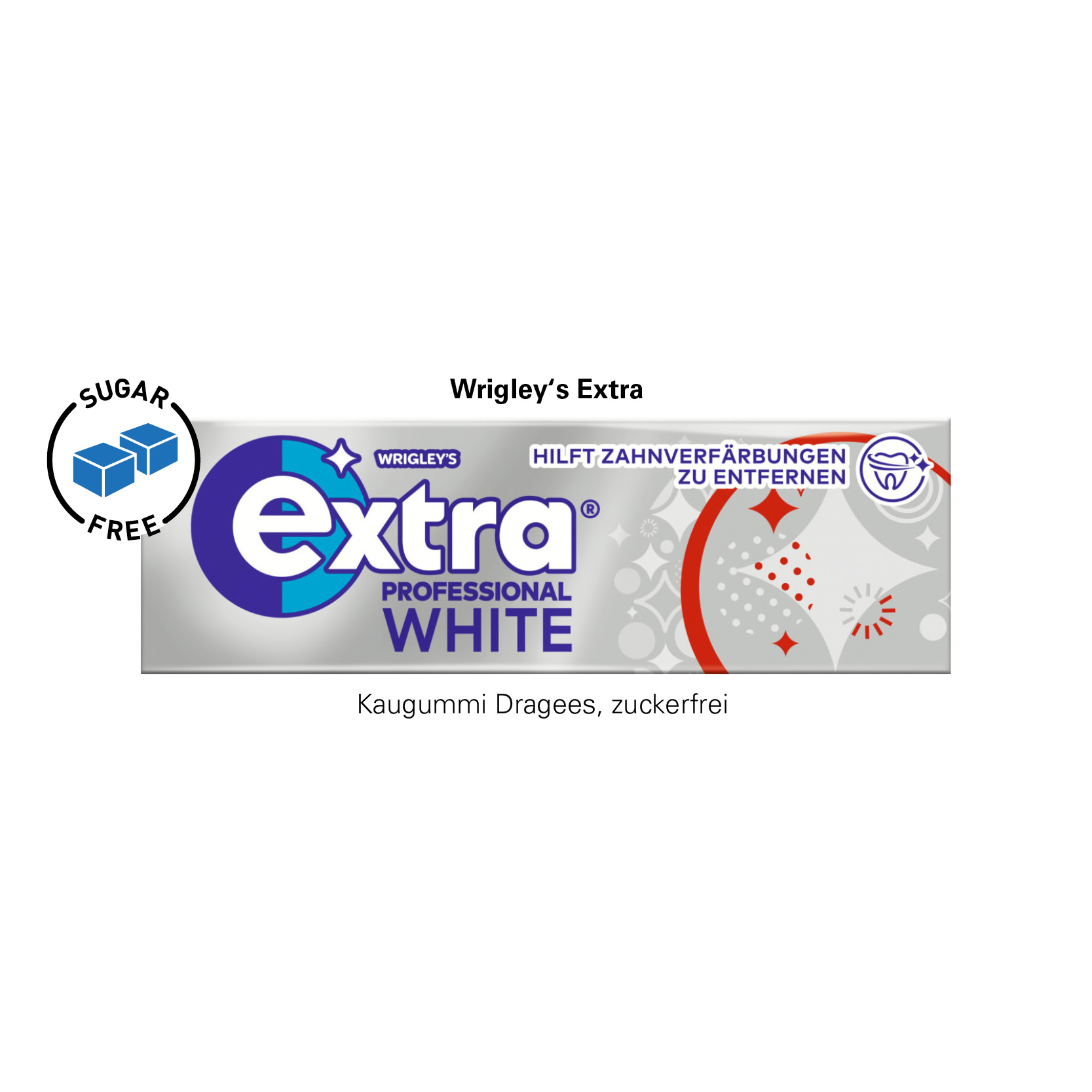 Werbekarte Visitenkartenformat Wrigley's EXTRA®
